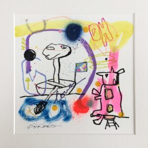 Peinture sur papier DONOMIQ - P176