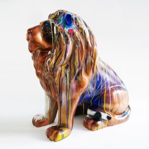 Golden king lion