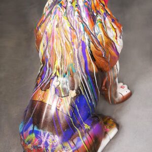 Golden king lion