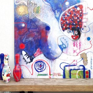 Les bleus dans les étoiles<br>120 x 120