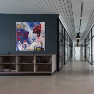 Les bleus dans les étoiles<br>120 x 120