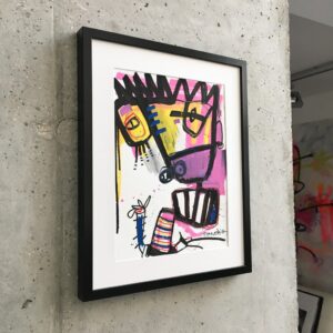 Peinture sur papier DONOMIQ - P188