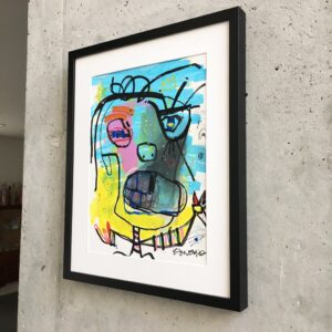 Peinture sur papier DONOMIQ - P190