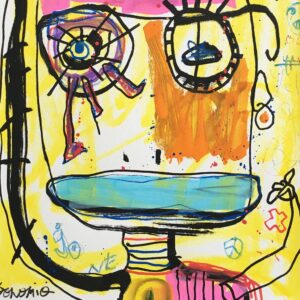 Peinture sur papier DONOMIQ - P191