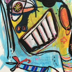 Peinture sur papier DONOMIQ - P195